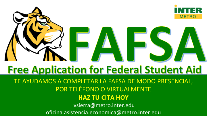 Promo Ayuda para llenar la beca FAFSA